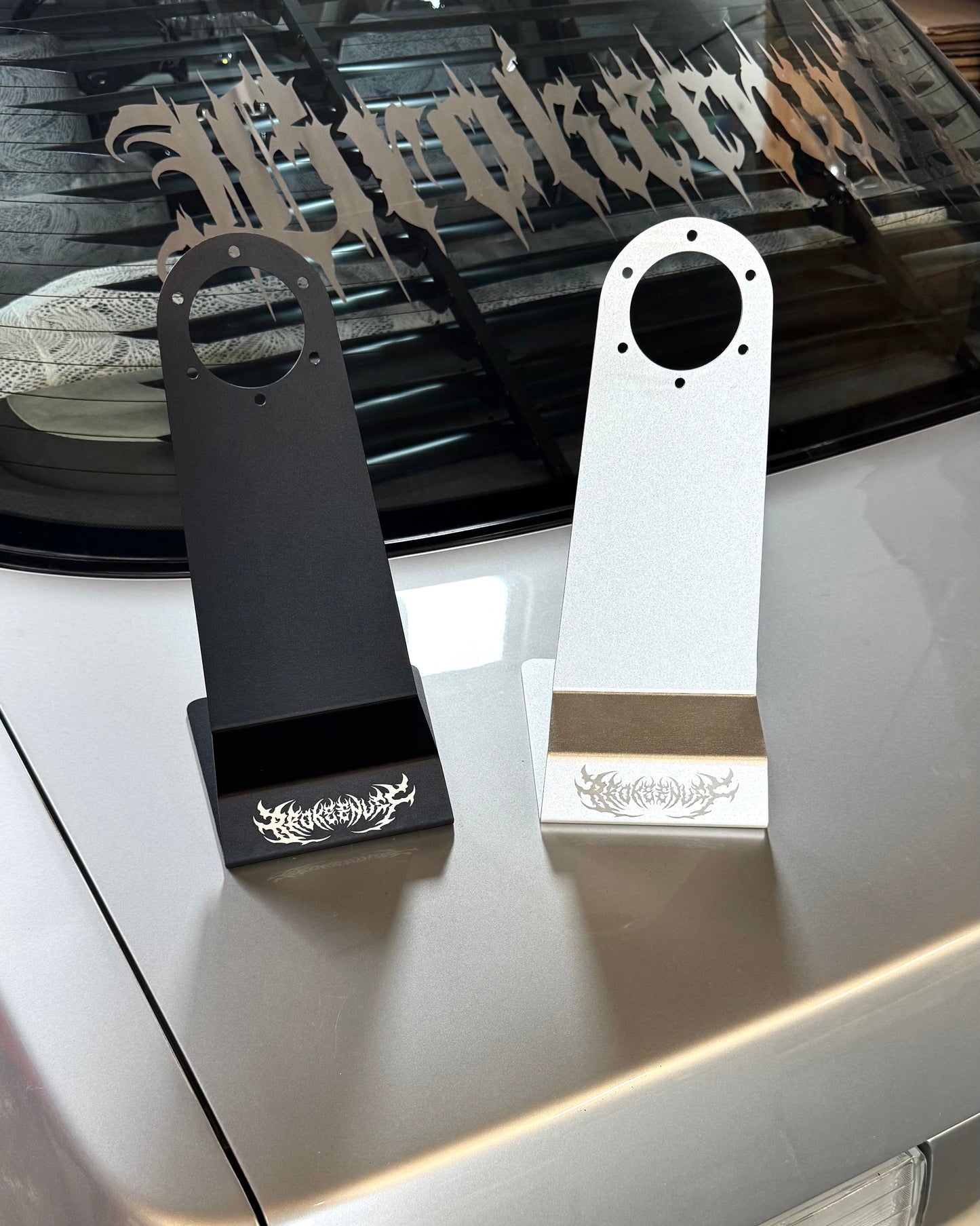 Brokeenuff Metal Steering Wheel Stand