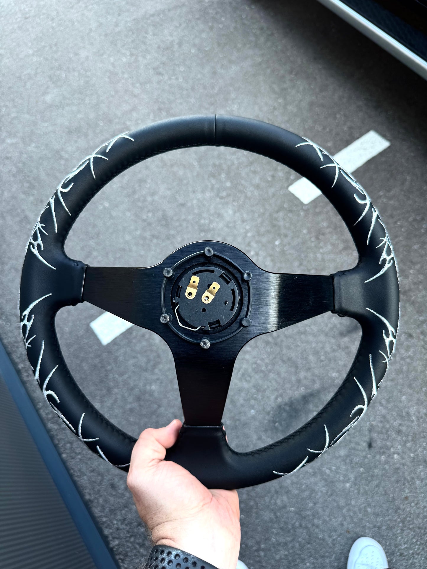 Tribal Graffiti Steering Wheel