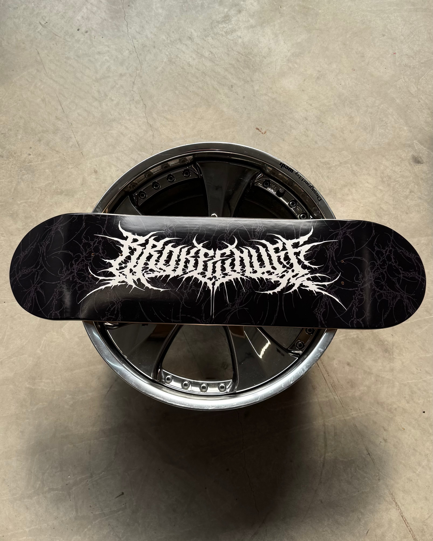 Skateboard Deck Death Metal Cyber Sigilism