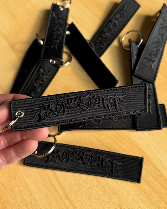Black Thorns and Rose Jet Tag