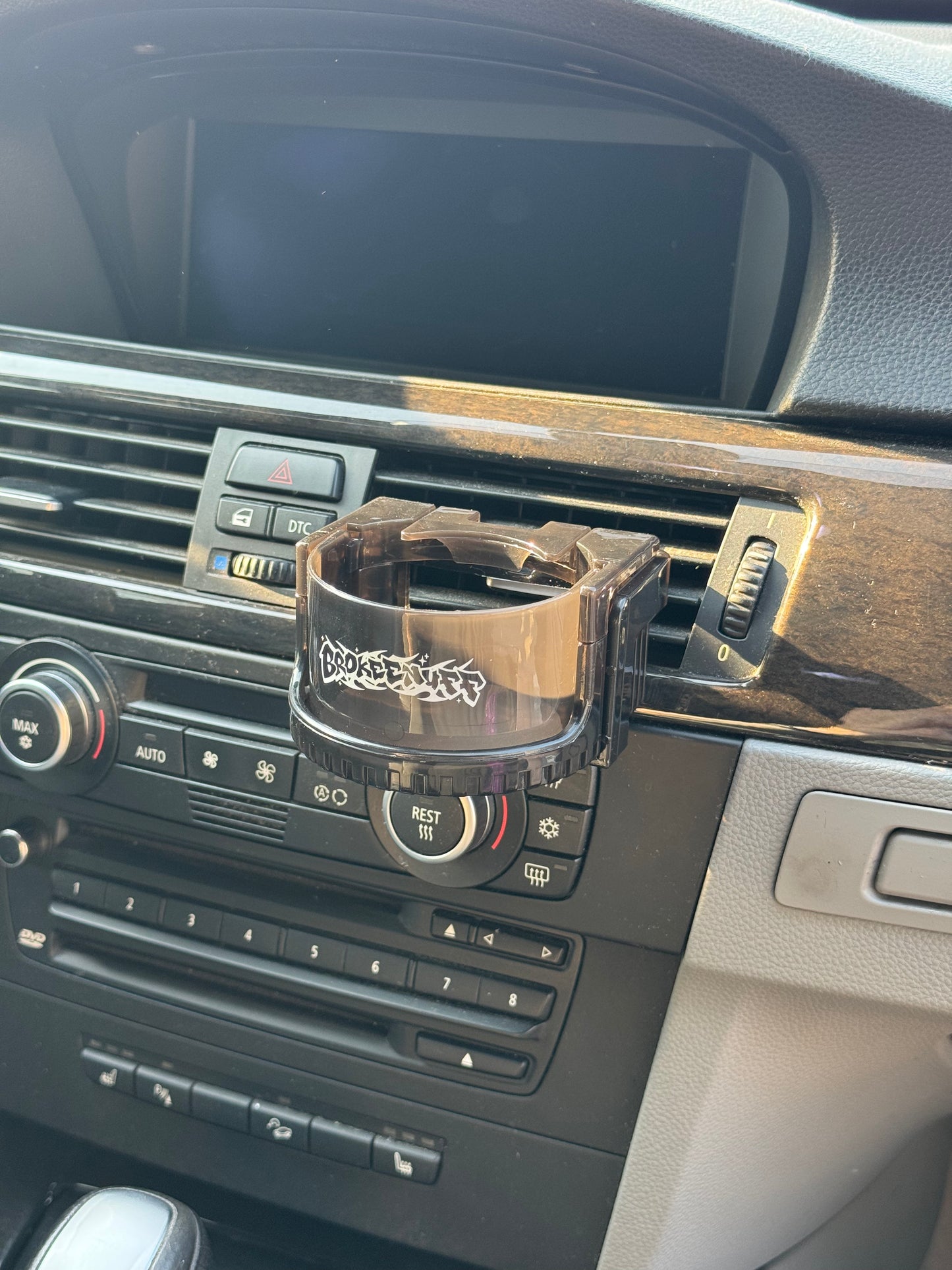 Cup Holder Tribal Graffiti black or purple