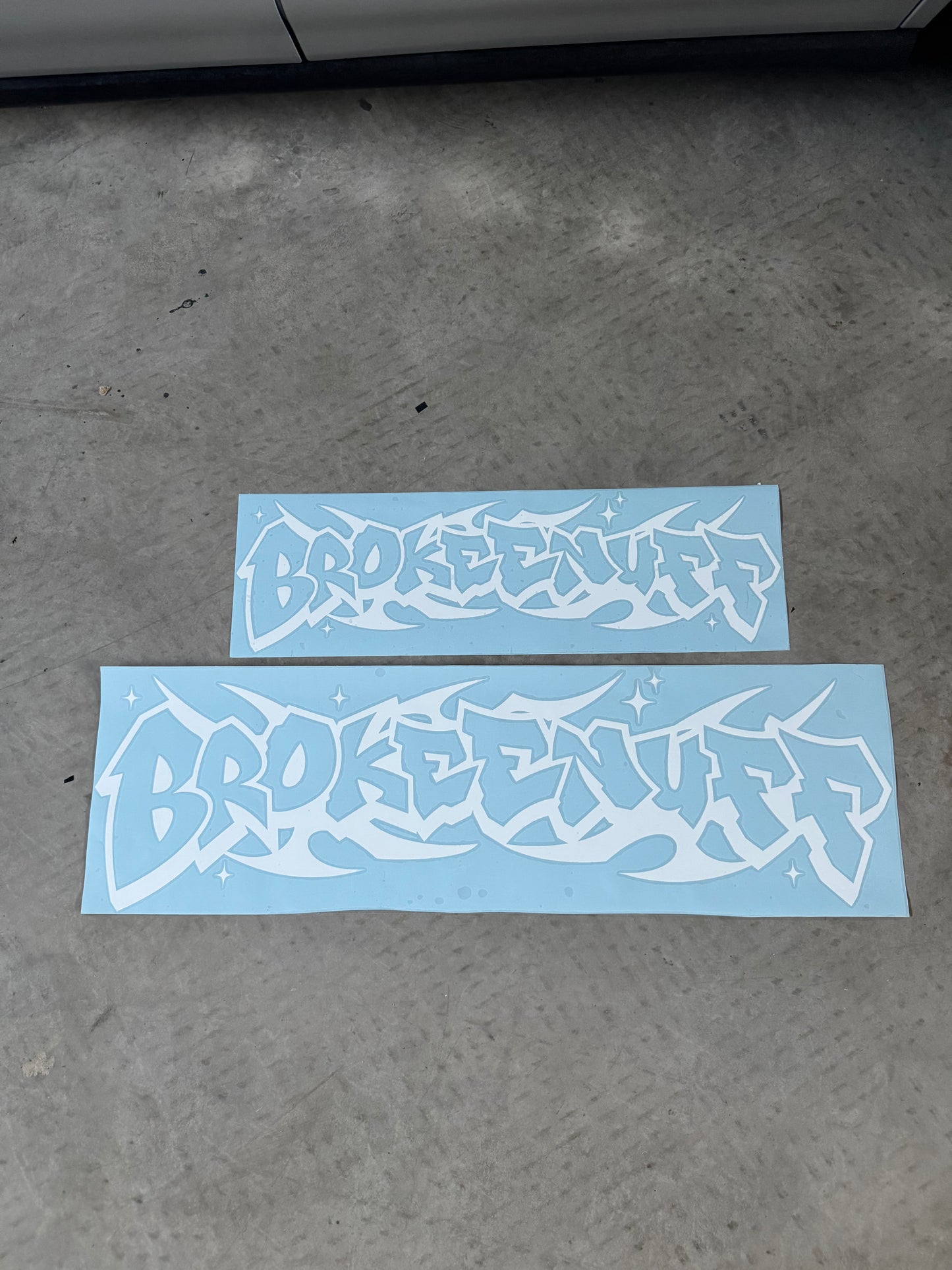 Tribal Graffiti Front or Rear Window Banner