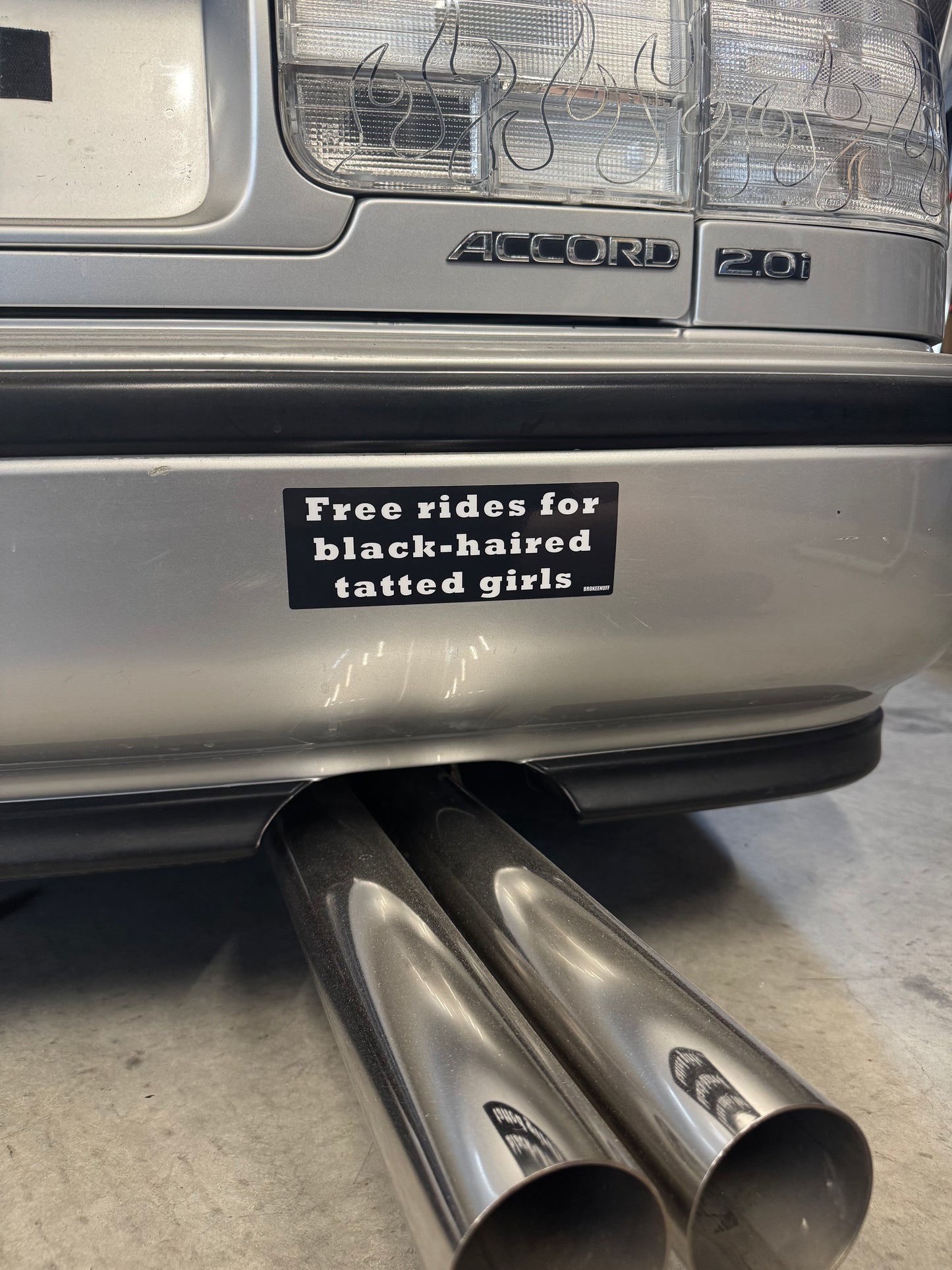 Free rides for black-haired tatted girls - Slap Sticker