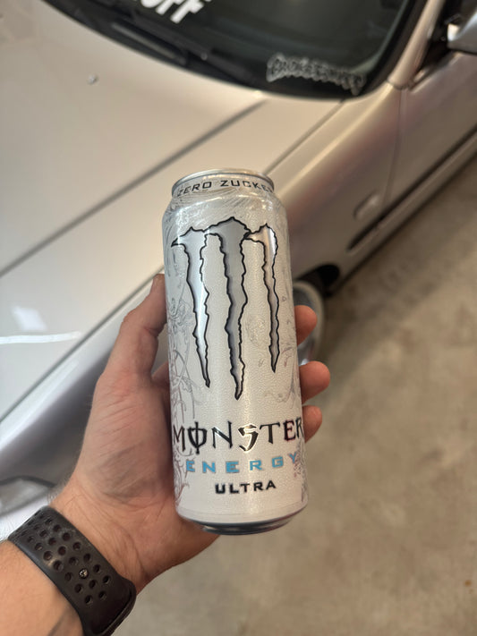 Free White Monster Ultra Can