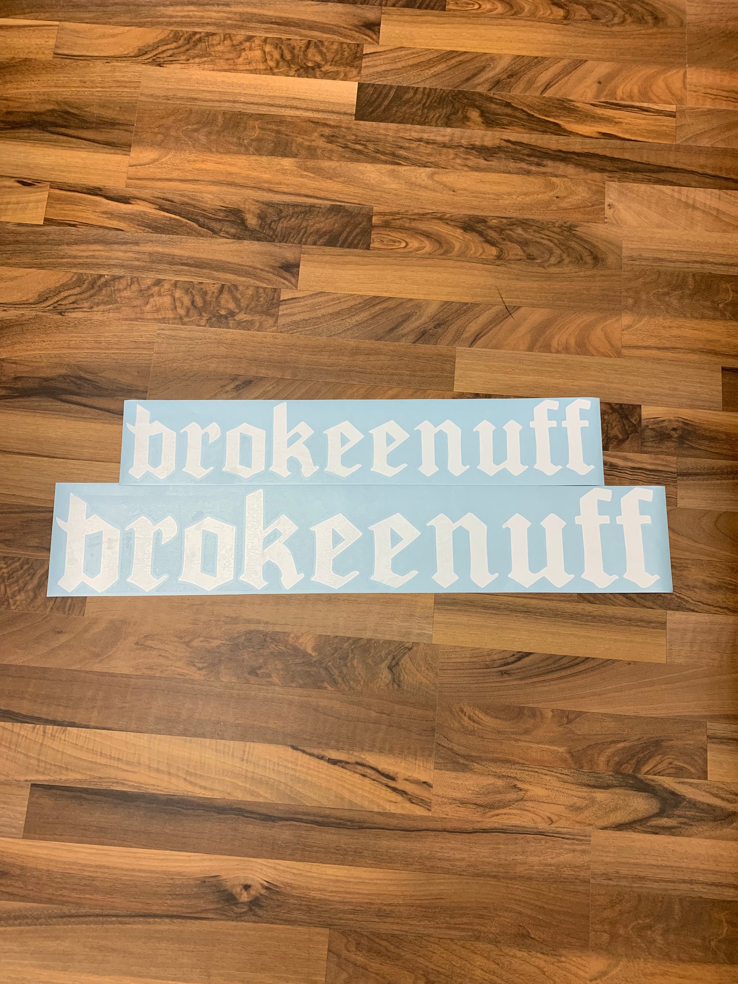 Brokeenuff Gothic Windshield Banner