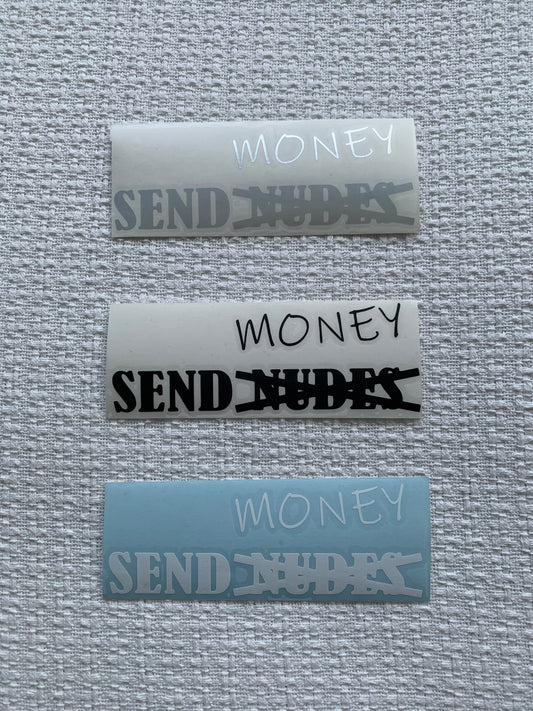 Send (Nudes) Money Sticker