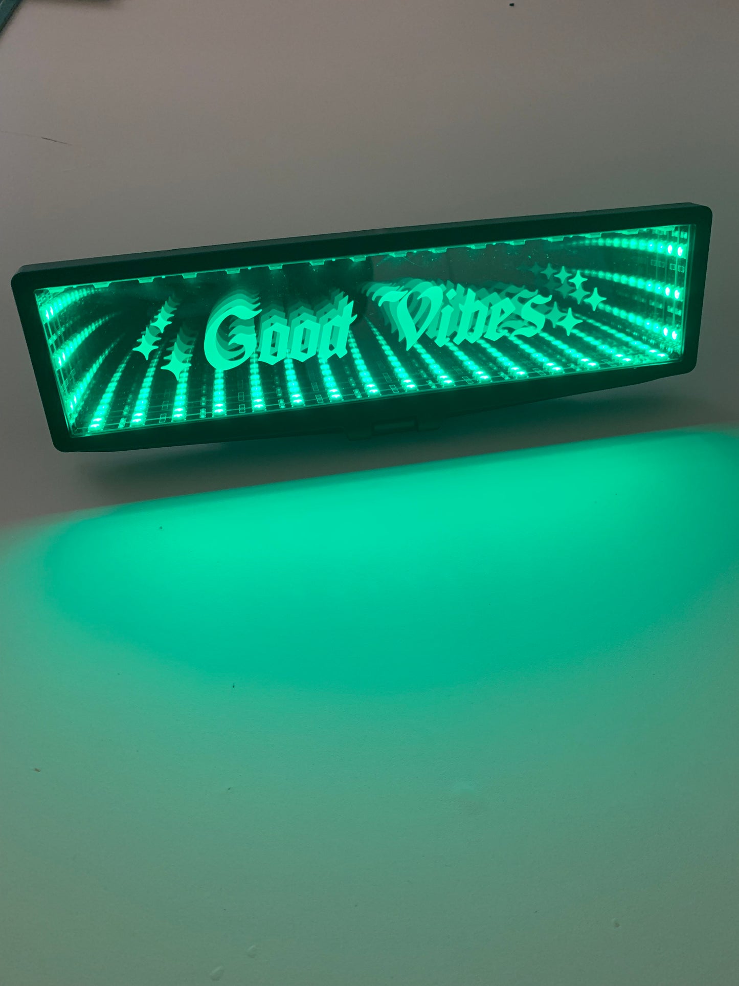 Good Vibes RGB Infinity Mirror