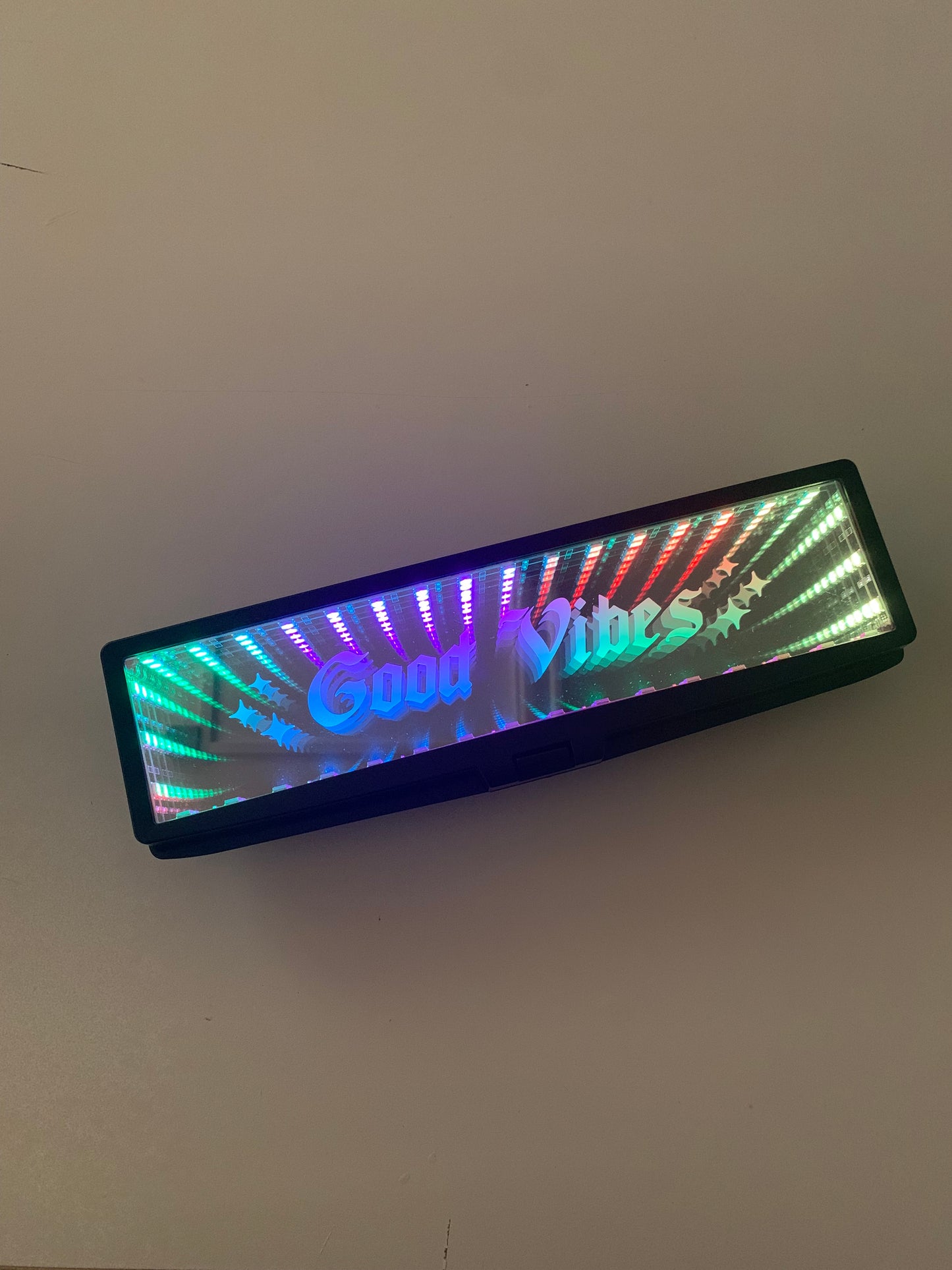 Good Vibes RGB Infinity Mirror